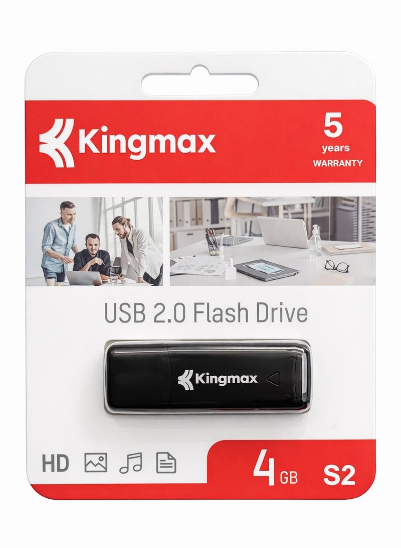 S2 USB 2.0 Flash Drive - 4 GB